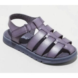 NWT Cat & Jack Yael Fisherman Navy Blue Beach Summer Sandals Toddler size 5,6,10